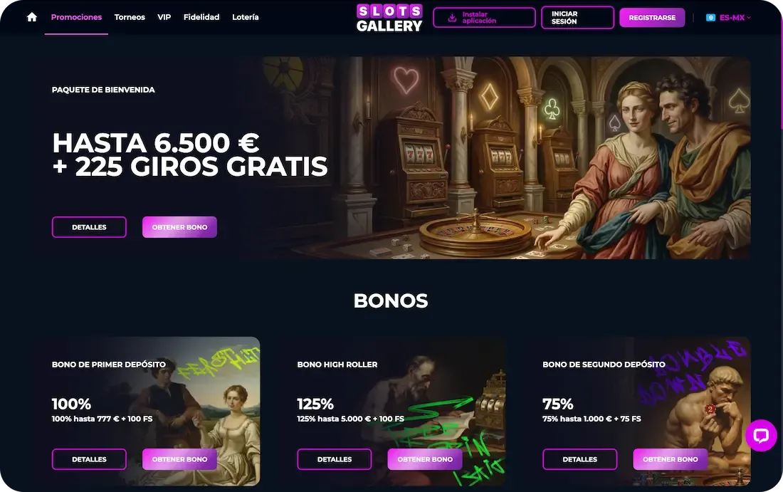 bonos del casino slotsgallery